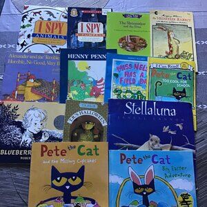 Lot of 13 Asst. Kids' Books--Popular Books of the Past